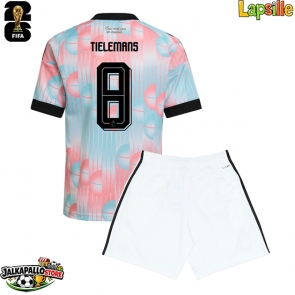 Belgia Youri Tielemans #8 Vieraspaita Lapsille MM-kisat 2026 Lyhythihainen (+ shortsit)